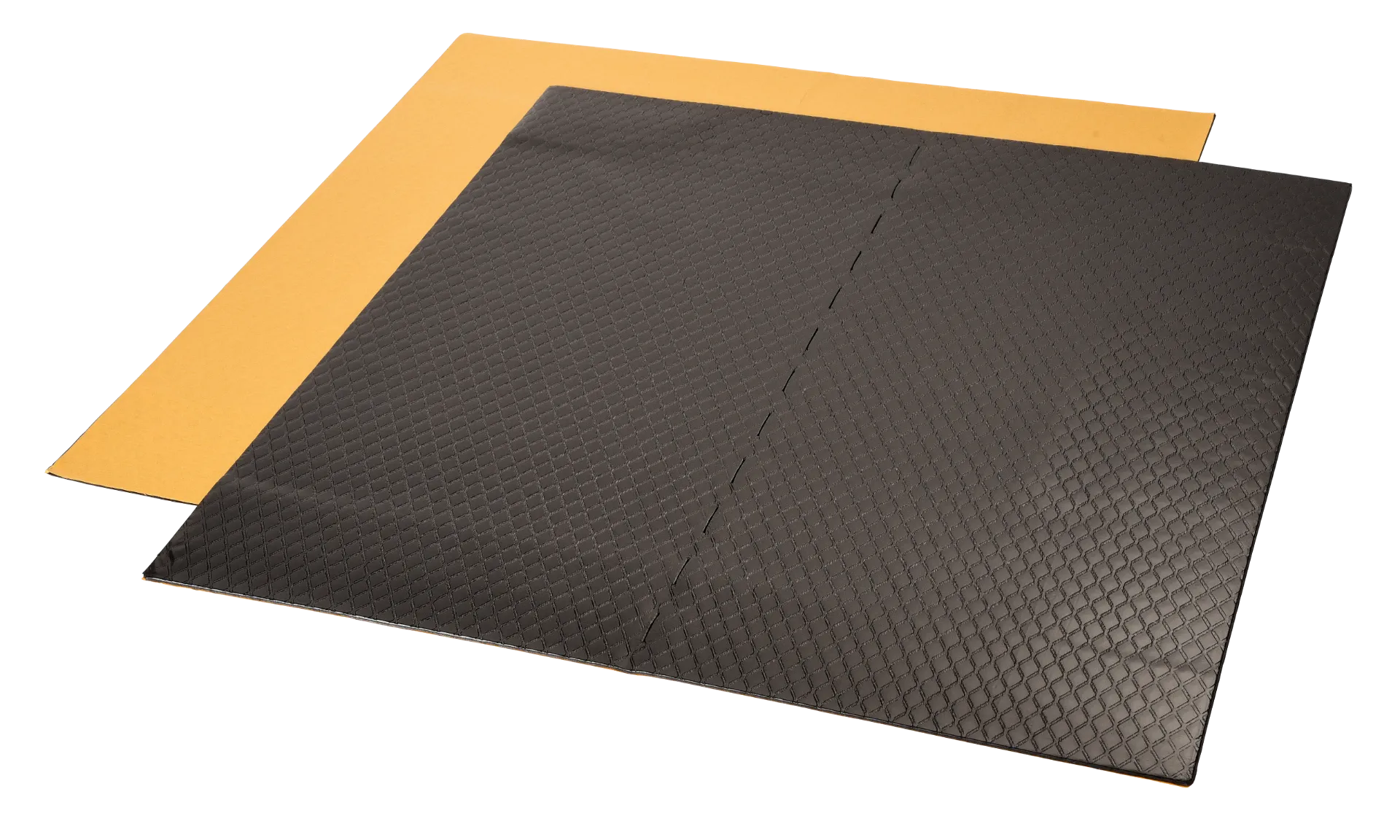 [ROOFIANTID5156] Anti-dreunplaten gewafeld 500mm x 500mm 4st