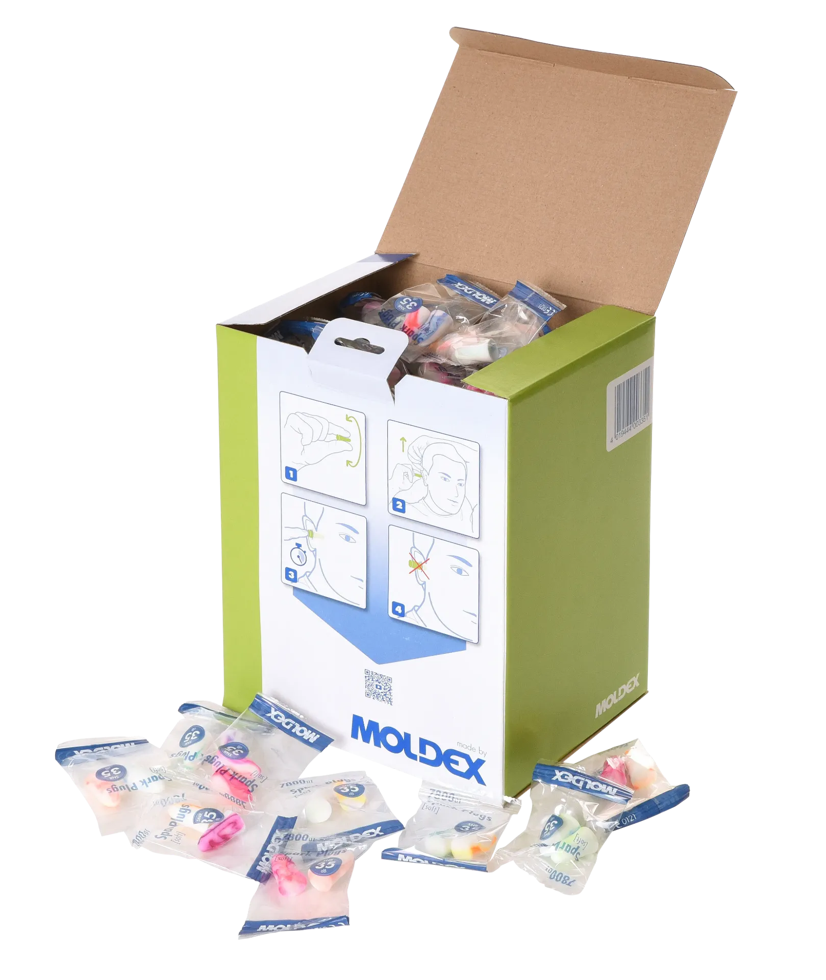 [BESCHOORDO0501] Oordopjes gekleurd 200 stuks per doos