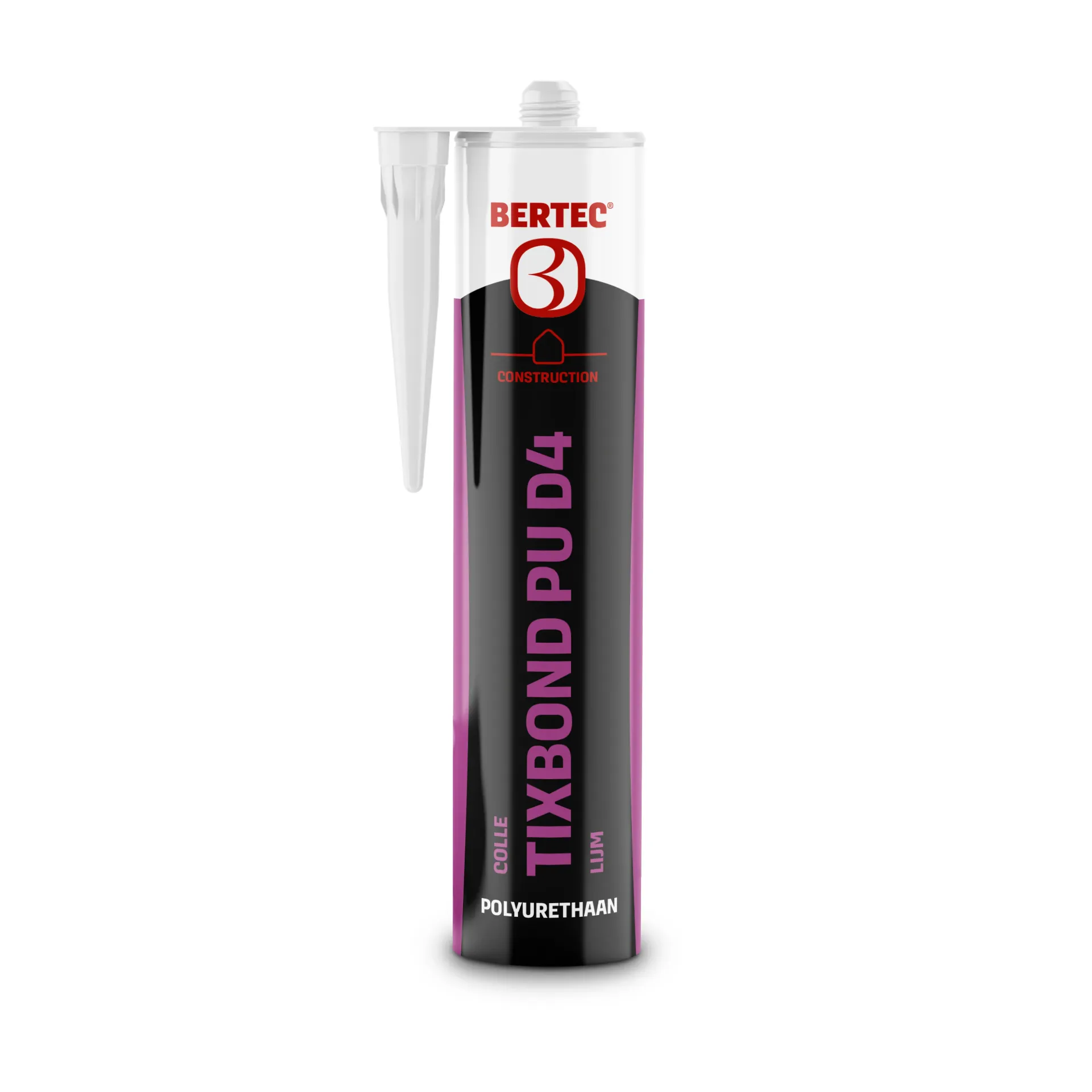 [LIJMNHOUTL454997] Tixbond PU D4 cartouche 310 ml transparent
