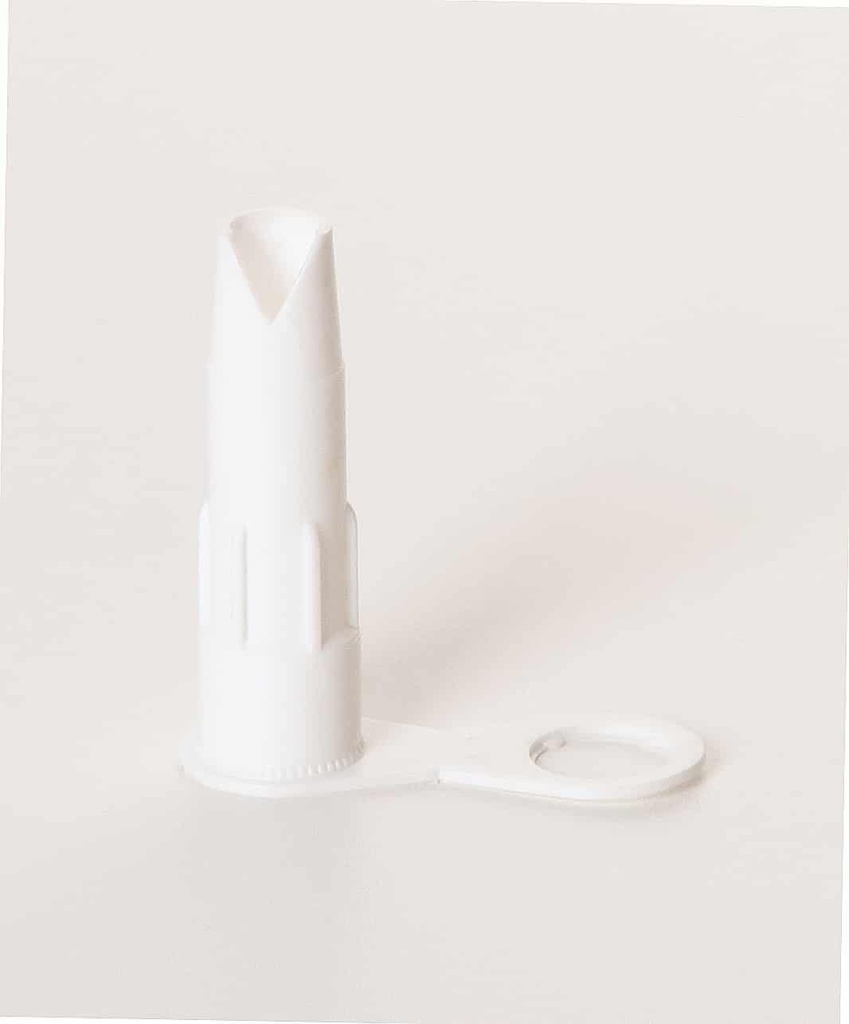 [PSTLNTOEBH454788] Embout cartouche joint en V transparent
