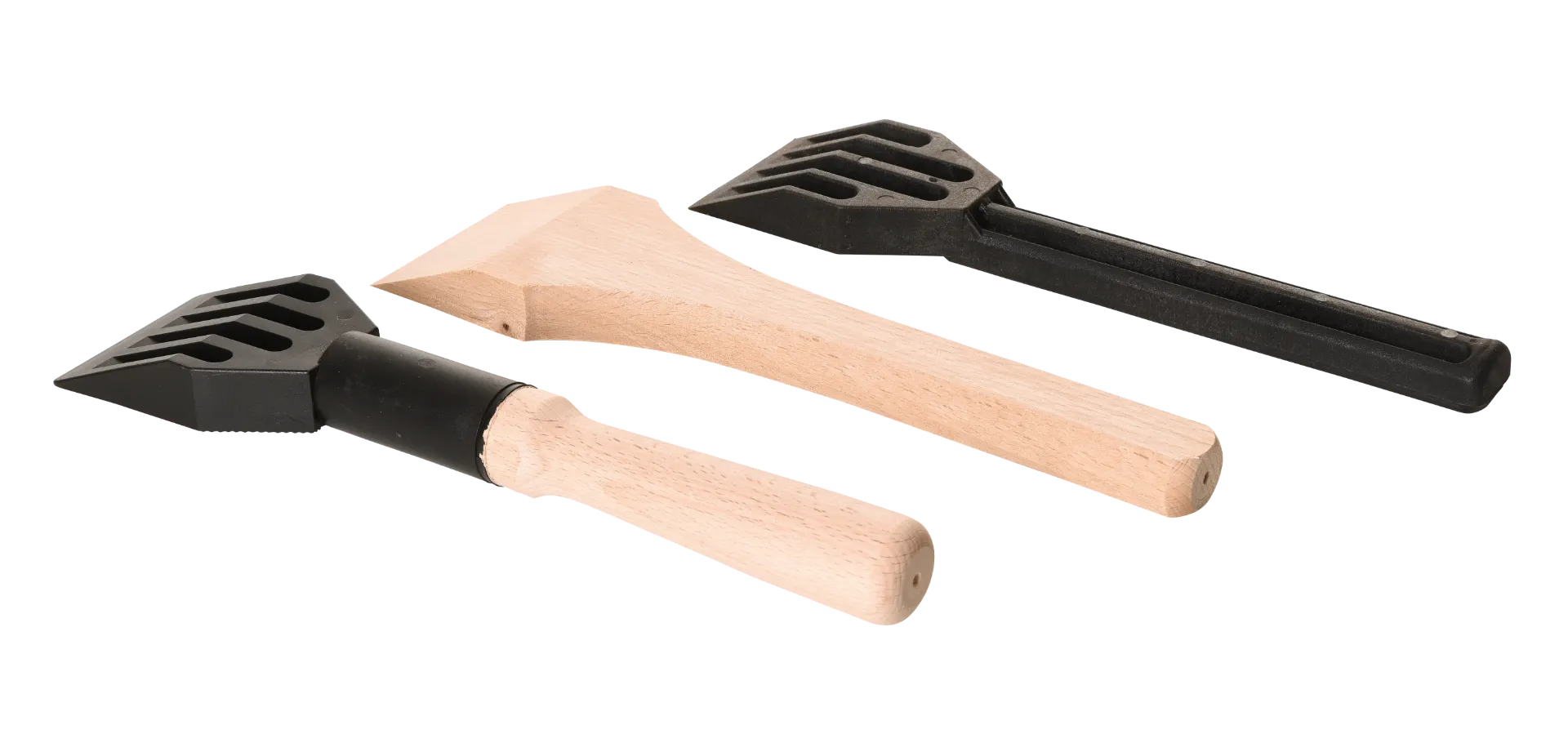 [GRDSCGLASD9601] Glasheffer kunststof + houten heft